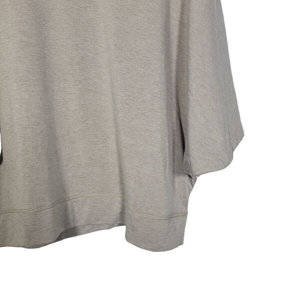 Tahari Women's Dolman Sleeve Turtle Neck Neutral Sweater/Poncho Beige Size Large - Picture 4 of 12